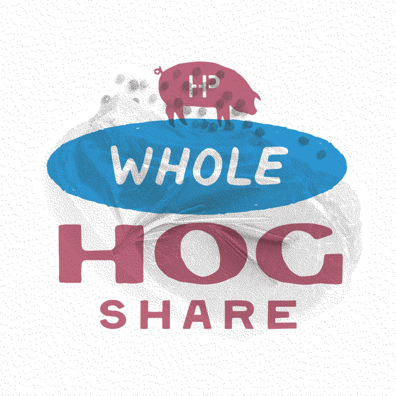 WHOLE PASTURED HOG "Just The Hits" (+8 packs of Pork Chops For Free!)