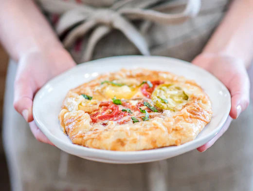 Heirloom Tomato Galette By Mary Jennifer Russell of Sugaree's Bakery