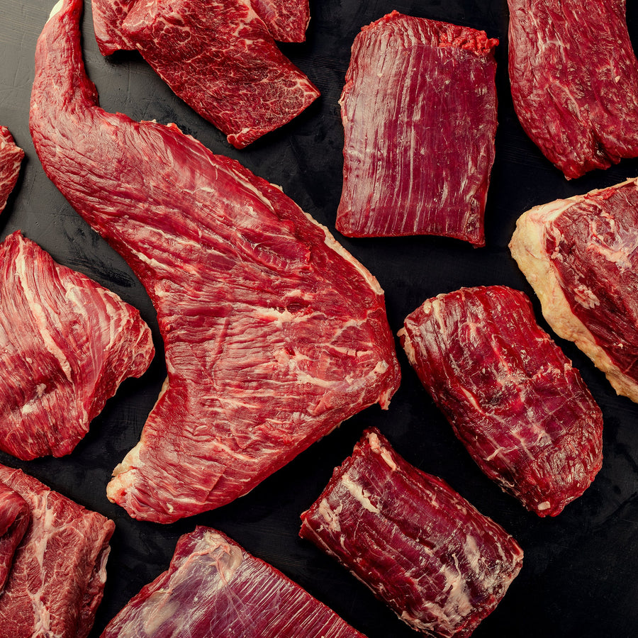 Grass-fed cattle on pasture at Home Place Pastures