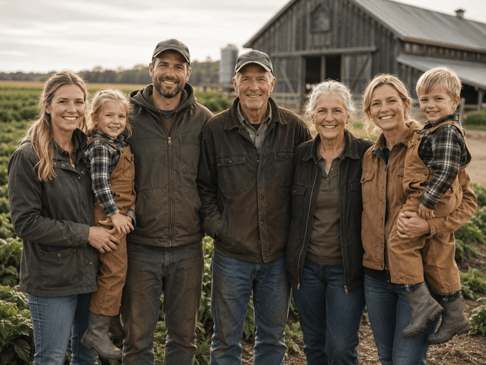 Home Place Pastures farm team today